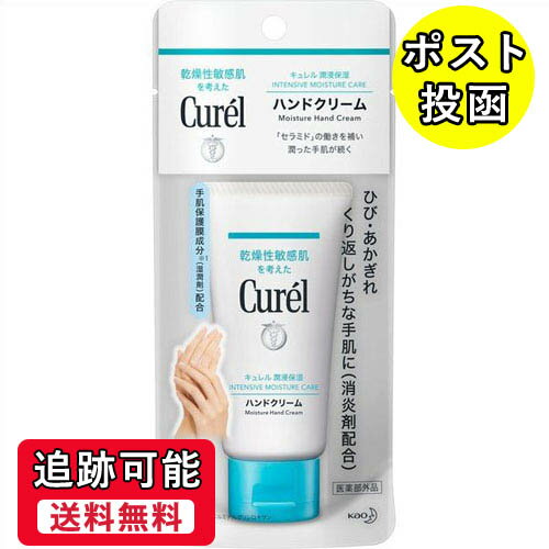 【送料無料（定形外郵便）】花王 キュレル ハンドクリーム ＜50g＞【医薬部外品】【Kao ハンドクリーム 乾燥肌 肌荒れ かみそりまけ】