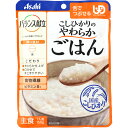 べたつきを抑え、まとまり良く仕上げた、やわらかいごはんです。 ●やわらか仕上げ。 ●口の中でまとまりやすい。 ●食物繊維、ビタミンB1配合。 リニューアルに伴い、パッケージ・内容等予告なく変更する場合がございます。予めご了承ください。 メーカー欠品や廃番により商品の手配ができかねる場合は、ご注文キャンセルのご連絡をさせていただき、ご注文をキャンセルさせていただきます。 商品名 バランス献立 こしひかりのやわらかごはん 内容量 150g 原材料 精白米(国産)、イヌリン(食物繊維)／トレハロース、増粘剤(キサンタン)、ゲル化剤(ジェランガム)、V.B1 原産国 日本 注意事項 ・調理時や喫食時のやけどにご注意ください。 ・かむ力、飲み込む力には個人差がありますので、飲み込むまで様子を見守ってください。 ・開封後はなるべく早くお召し上がりください。 問い合わせ先 アサヒグループ食品株式会社お客様相談室 0120-630611 関連商品 バランス献立 こしひかりのなめらかごはん バランス献立 肉じゃが バランス献立 すき焼き その他 ヘルスケア・介護用品一覧