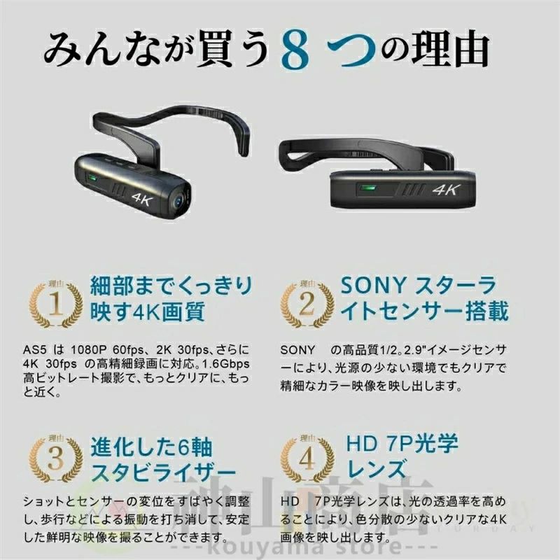 内蔵バッテリー 手ぶれ防止 ウェブカメラ WiFi ビデオカメラ 120° ビデオ録画用の ...
