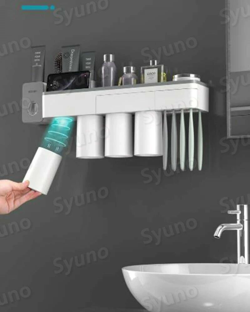 防水 トゥースボックス 分類収納 壁掛け式 壁掛け式歯ブラシ 壁掛け式歯ブラシ 歯...