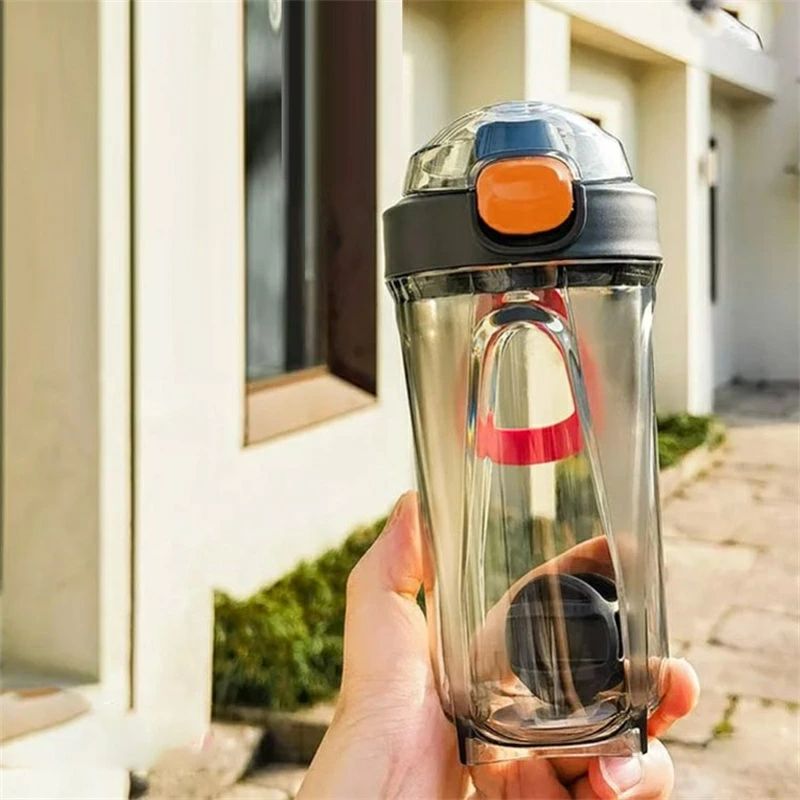 OKTの500ml 目盛り付き スポーツ ドリンクボトル 軽量 持ち運び トレーニング 筋トレ ダイエット｜アングル2