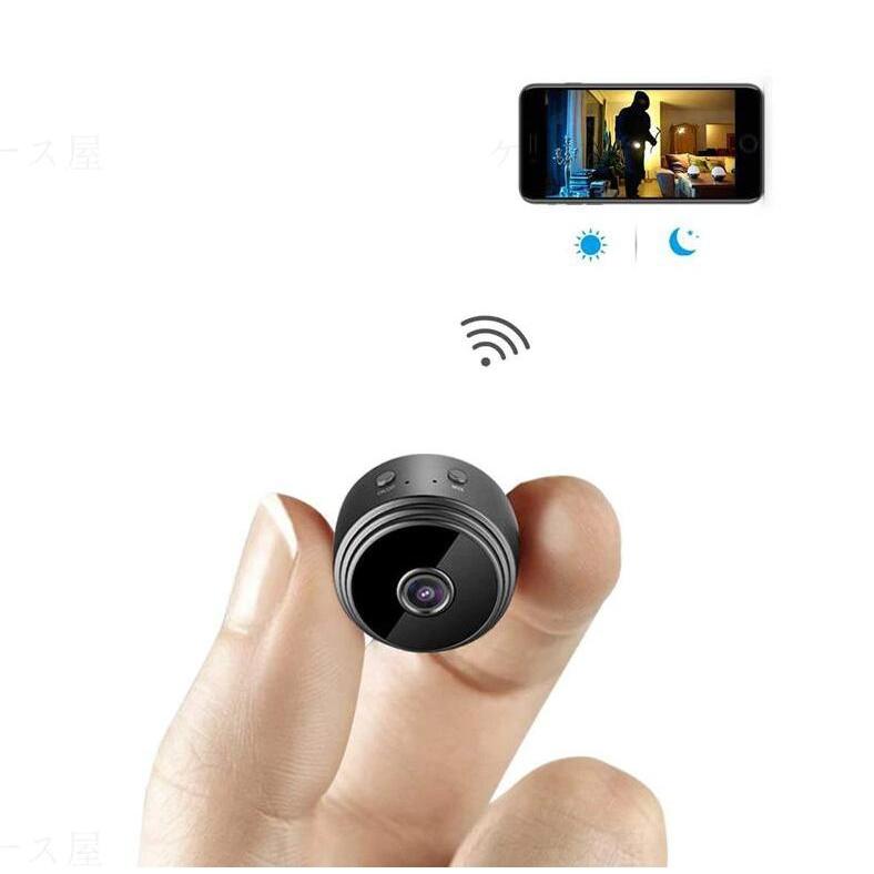 小型カメラ 隠しカメラ防犯カメラ 小型 屋内 1080P 家庭用 カメラ Wi-Fi 150広角 ...