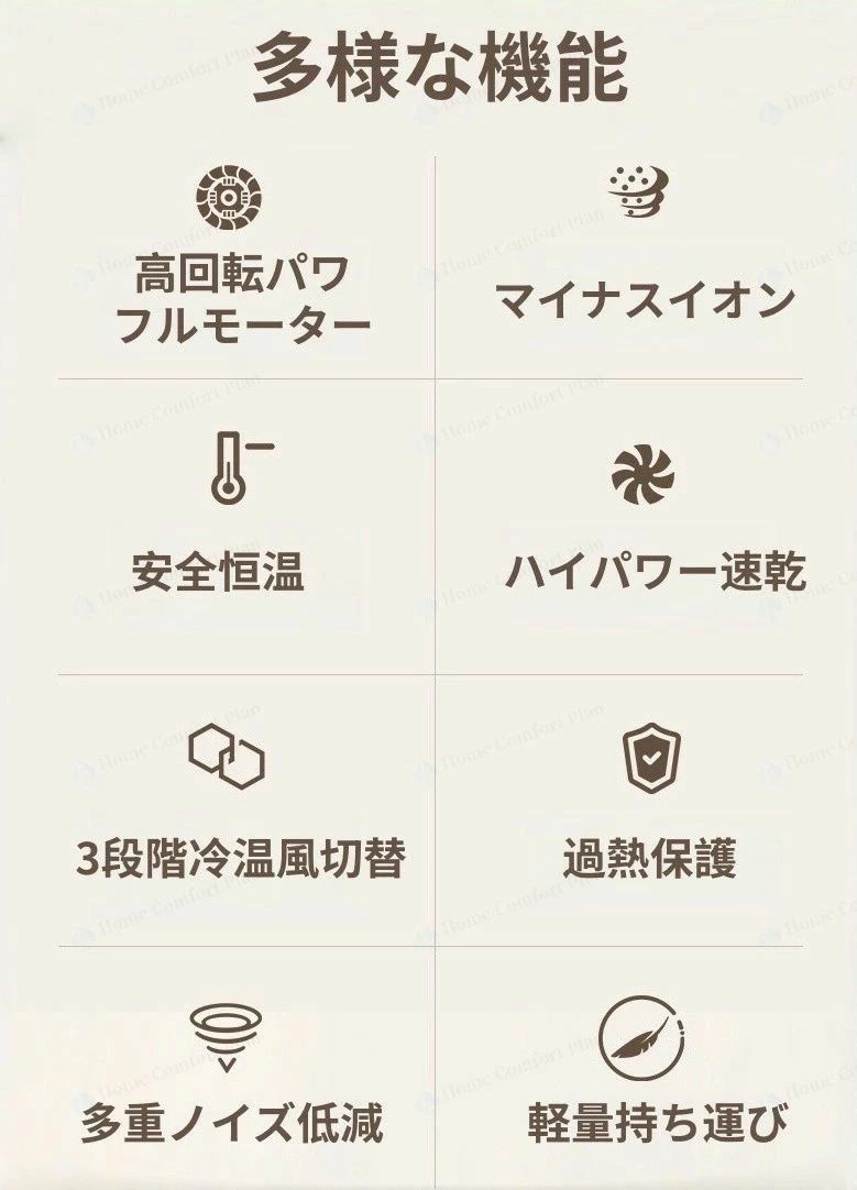 5in1 ドライヤー ブラシ 多機能 スタイリング 10 秒速熱 過熱保護 家庭用 持ち運び...