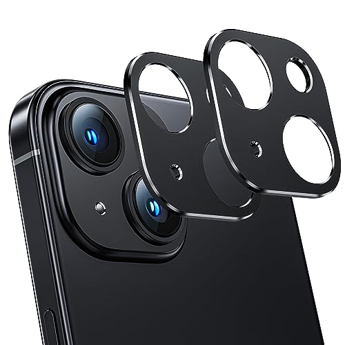 NIMASO カメラレンズカバー iPhone15用 / 15Plus用 カメラフィルム レンズ保護 アルミ合金製 耐衝撃 アイフォン15対応 / 15プラス対応 2枚セット NCM23H716