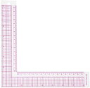 Teeven 裁縫定規L型ルーラー定規正方形90度縫製メジャープロフェッショナルテーラークラフトツール(5808)