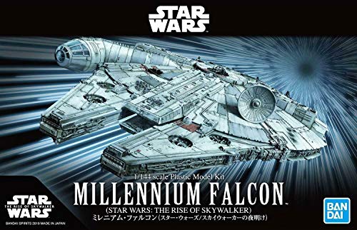 スター・ウォーズ ミレニアム・ファルコン (スター・ウォーズ/スカイウォーカーの夜明け) 1/144スケール 色分け済みプラモデル