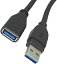 USB3.0延長ケーブル A (オス) - A (メス)コネクタ 0.5m 3AAE-05