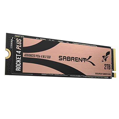 SABRENT PS5 SSD 2TB M.2 SSD 2TB PCIe 4.0 M.2 SSD NVMe 2TB Gen4 M.2 2280 内蔵SSD最大7100MB/秒 ロケット4 PLUS エクストリームパフォーマンス (SB-RKT4P-2TB)