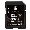 TRIDENITE 128GB SDカード 読取り最大 245MB/s, UHS-II U3 V60 4K UHD, PROFESSIONAL GRADE SD...
