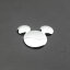 1pcs マウスの耳メタルカーパーソナリティカーステッカー3Dステレオクリエイティブカーロゴミッキーミニー装飾ステッカー (米奇?色一个)
