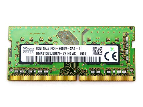 Hynix SK HYNIX 8GB 1RX8 DDR4 SO-DIMM PC4-21300 2666MHZ メモリーモジュール HMA81GS6JJR8N-VK