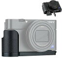 JJC 金属 ハンドグリップ Sony RX100VI RX100VA RX100V RX100IV RX100III RX100II RX100 対応 電池交換便利