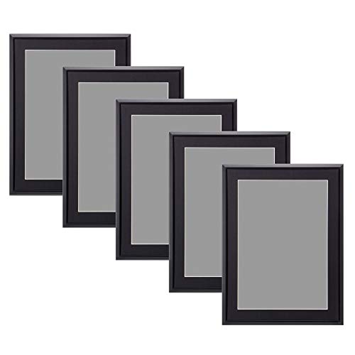 【まとめ買いセット】HAKUBA 額縁 アルミ AG-02 A3 アクリル板 ブラック 5枚セット AMZFAG2BK5A3