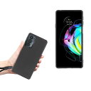 【Suumii】Motorola Moto Edge 20 / Moto Edge専用 ケース マット ブラック 衝撃吸収motorola edge 20 モトローラ? ソフトカバー 軽量 TPU?motorola edge 20『エアクッション すり傷防止 レンズ保護 指紋防止』 6.7インチ(マットブラック)