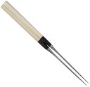 遠藤商事 菜箸 業務用 極上白木柄 盛箸 120mm ステンレス 水牛桂 木 日本製 BML01012