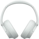 ソニー(SONY) ワイヤレスノイズキャンセリングヘッドホン WH-CH720N: ノイズキャンセリング搭載/Bluetooth対応/軽量設計 約192g/高性能マイク搭載/外音取り込み搭載/360Reality Audio対応/ホワイト WH-CH720N W 小