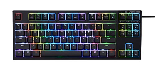 東プレ RealForce リアルフォース ゲーミングーボード 英語配列 テンキーレス LEDバックライト搭載REALFORCE R2 RGB TKL US R2TLA-US4G-BK