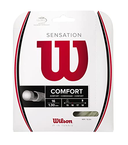 Wilson(ウイルソン) テニス ストリング ガット マルチ・フィラメント SENSATION 16(センセーション 16)単張り ナチュラル WRZ941000