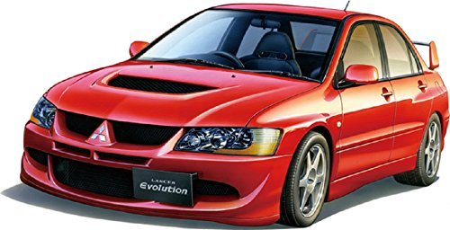 1 24 インチアップシリーズ No.180 三菱ランサーエボリューションVIII GSR 窓枠マスキングシール付 プラモデル