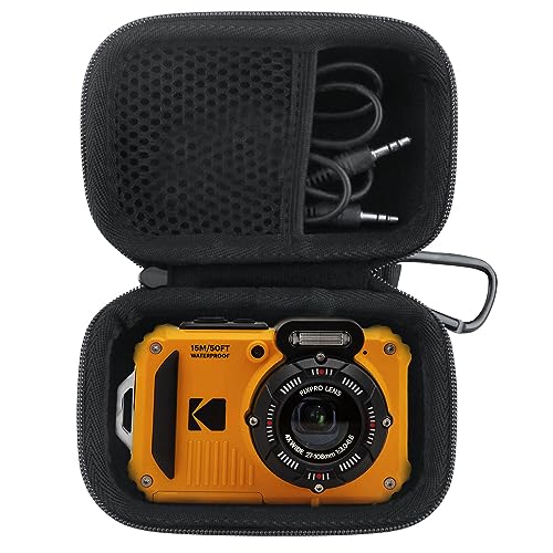 WAIYUJP収納ケース互換の コダック Kodak PIXPRO WPZ2 コンパクトデジタルカメラ 保護 キャリング 収納ケース.