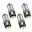 HooMoo G14/BA9s LEDバルブ ホワイト 高輝度 ポジションランプ ナンバー灯 ルームランプ 5630LED素子 1..