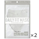 DAILY FIT MASK 立体 ふつうサイズ ニュアンスグレー 5枚入 2個セット アイリスオーヤマ 全国一律送料無料(4)