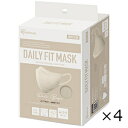 DAILY FIT MASK 立体 ふつうサイズ ペールベージュ30枚入 4個セット アイリスオーヤマ 全国一律送料無料
