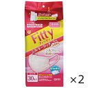 Fitty シルキータッチ耳ゴム やや小さめ ピンク 30枚入 2個セット 玉川衛材 全国一律送料無料(4)