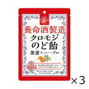 養命酒製造 クロモジのど飴 黒蜜×ハーブ風味 76g 3個セット 全国一律送料無料