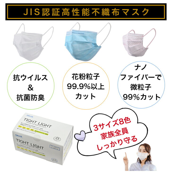 【今なら半額】1000円ポッキリ送料無料 花粉99.9%以上カット JIS認証 高性能不織布マスク 個包装 50枚 軽量 プリーツ カラー 白 ブルー ピンク バイカラー 小さめ 女性用 子供用 5歳 入園入学式 おしゃれ