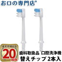 歯ブラシ お口の専門店 パルスジェットフロッサー 替え歯ブラシチップ 2本入 × 1個(2)