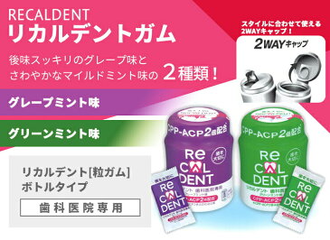 【あす楽 送料無料】 リカルデント 粒ガム ボトルタイプ 140g × 6本セット 歯科専売品