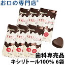 【9日20時/P5倍最大10％OFFクーポン有】【送料無料】キシリトール100％ XYLI-LOVE(キシリラブ) チョコレート 24粒(72g) 6袋 歯科専売品【常温配送】