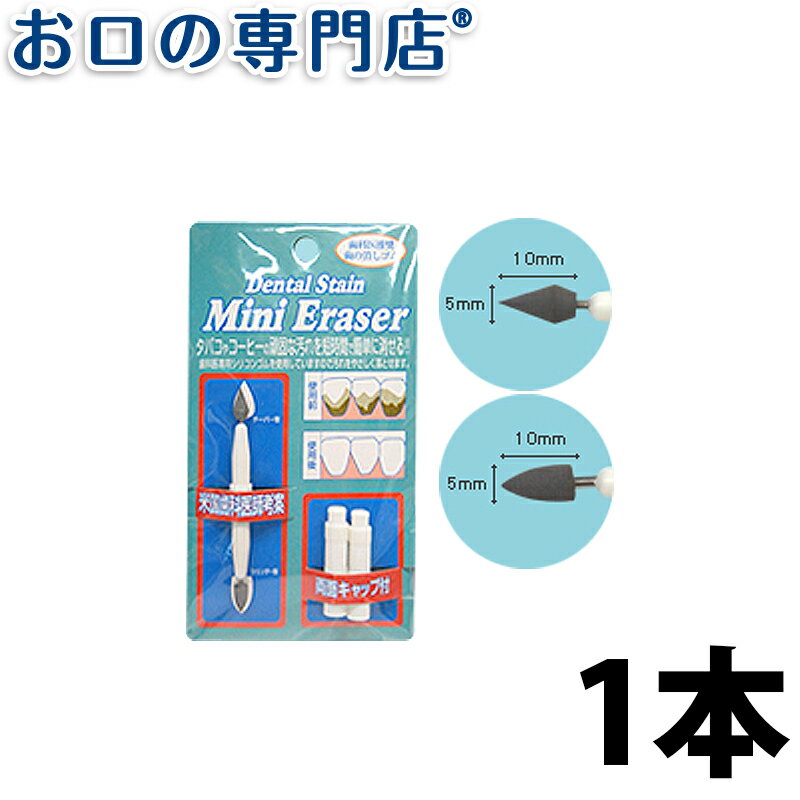 【23:59迄 最大P8倍条件有/最大800円OFFクーポン有】デンタル・ステイン・ミニイレーサー ミニハンドルタイプ 1個 【メール便OK】