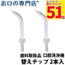【最大P51倍要エントリー/最大5%OFFクーポン有★15日限定】口腔洗浄器 お口の専門店 パルスジェットフロッサー 替えペリオチップ 2本入 × 1個