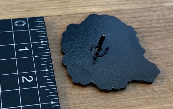 スカル 骸骨 ピンズ 合金製 バタフライクラッチ バッジ ラペルピン ブローチ スーツ 胸元 面白 グッズ 雑貨 R0074の商品画像 3