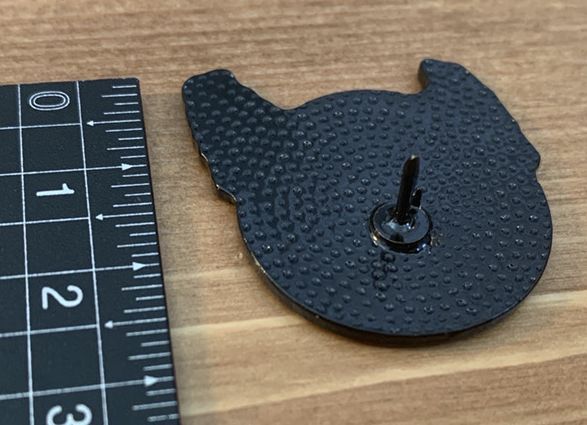 スカル 骸骨 レコード ホラー ピンバッジ ピンズ 合金製 バタフライクラッチ バッジ ラペルピン ブローチ スーツ 胸元 面白 グッズ 雑貨 R0081の商品画像 3