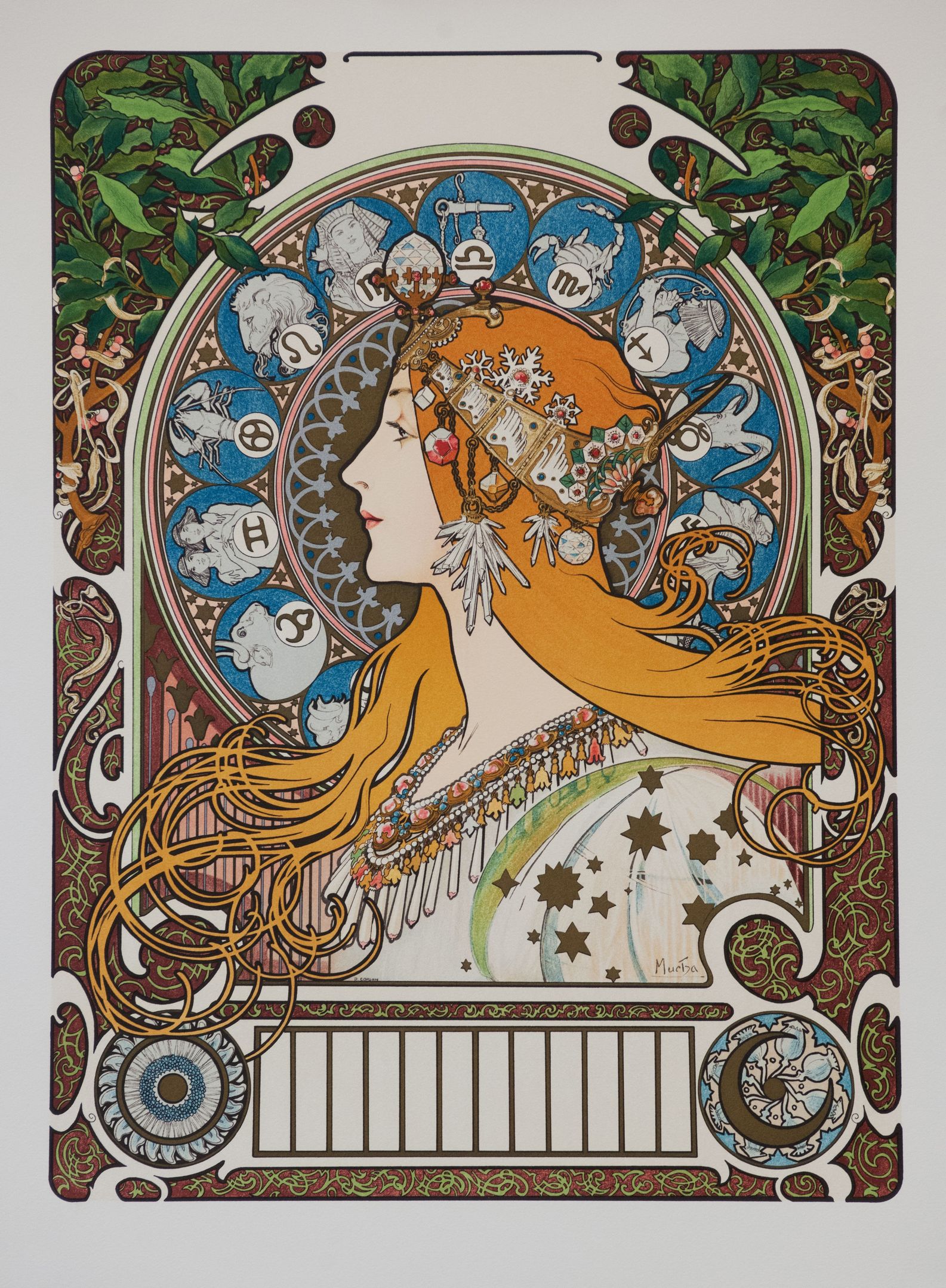 ビーズアート キット ミュシャ 羽根 30×40cm 全面貼り付け ダイヤモンドアート モ...