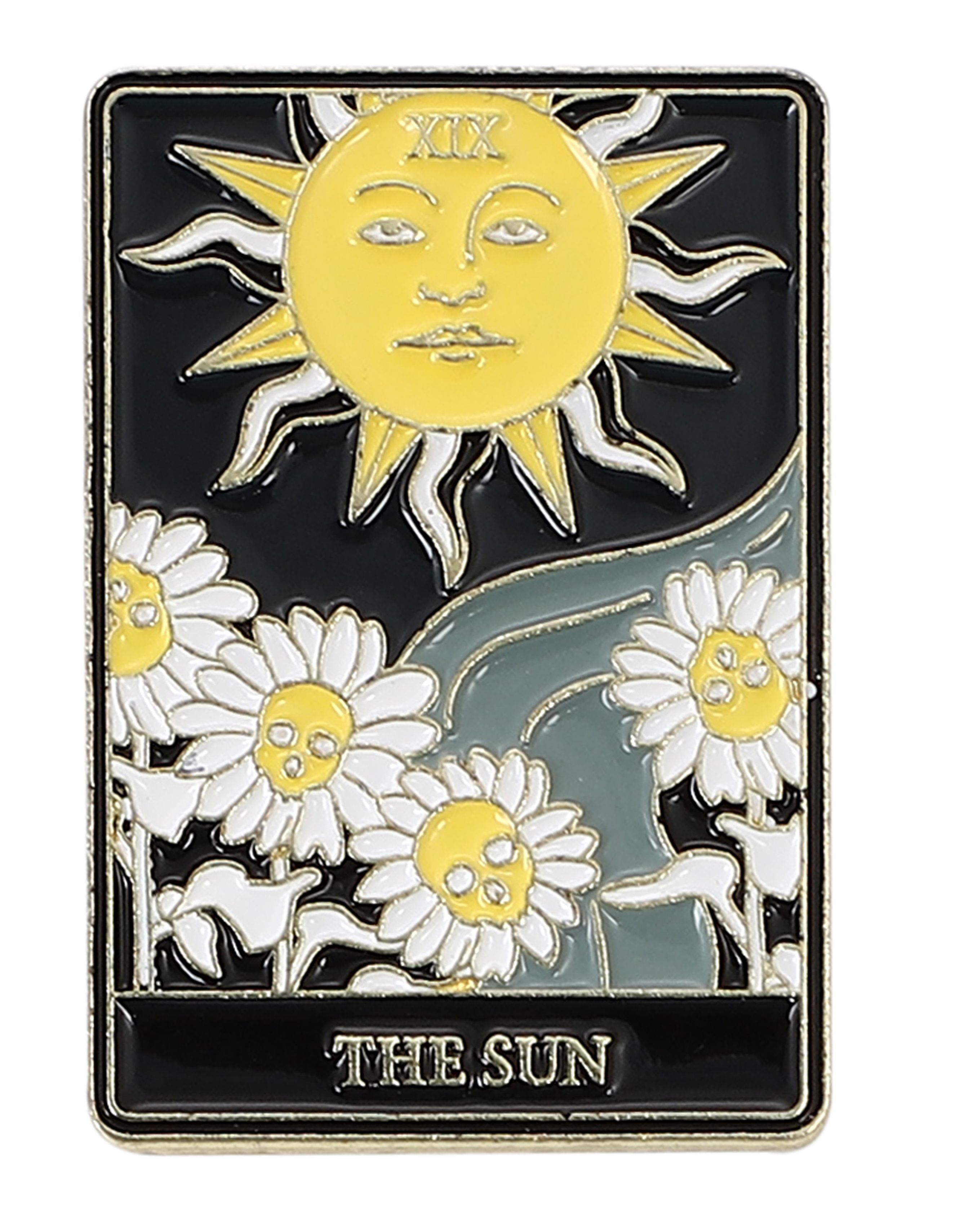 タロットカード ピンバッジ バタフライクラッチ バッジ ラペルピン ブローチ スーツ 可愛い 胸元 面白 グッズ 雑貨 R0155