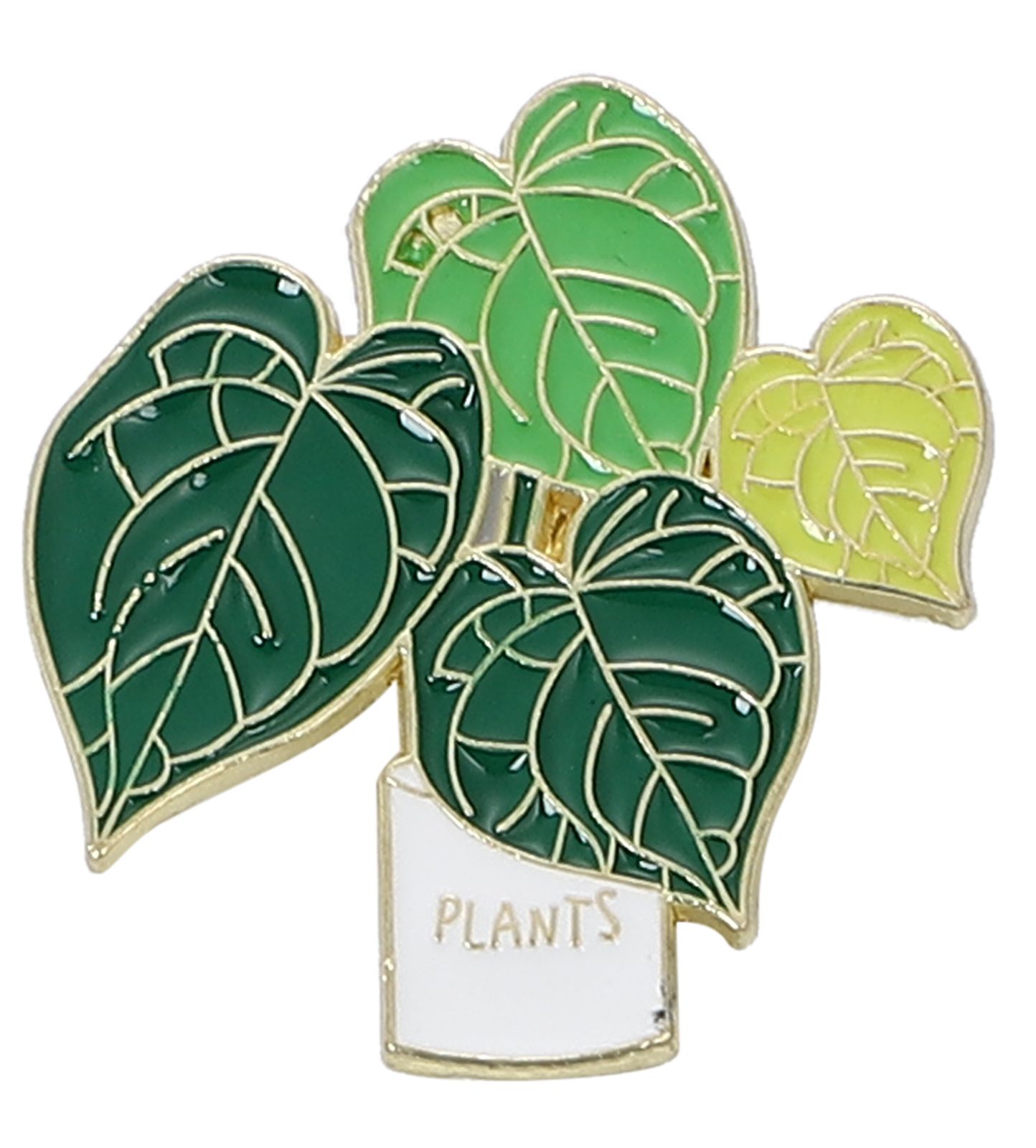 ピンバッジ 観葉植物 バタフライクラッチ バッジ ラペルピン ブローチ スーツ 可愛い 胸元 面白 グッズ..