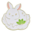 ピンバッジ うさぎ お花 観葉植物 バタフライクラッチ バッジ ラペルピン ブローチ スーツ 可愛い 胸元 面白 グッズ 雑貨 R0260
