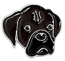 ピンバッジ 犬 ボクサー アニマル ピンズ バッジ ラペルピン ブローチ スーツ 可愛い 胸元 面白 グッズ 雑貨 R0311