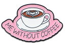 ピンバッジ コーヒー 珈琲 カフェ ピンズ バッジ ラペルピン ブローチ スーツ 可愛い 胸元 面白 グッズ 雑貨 R0386