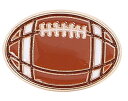 ピンバッジ アメフト ラグビーボール バッジ ピンズ スポーツ好き アクセサリー バタフライクラッチ 記念品 ギフト R0430