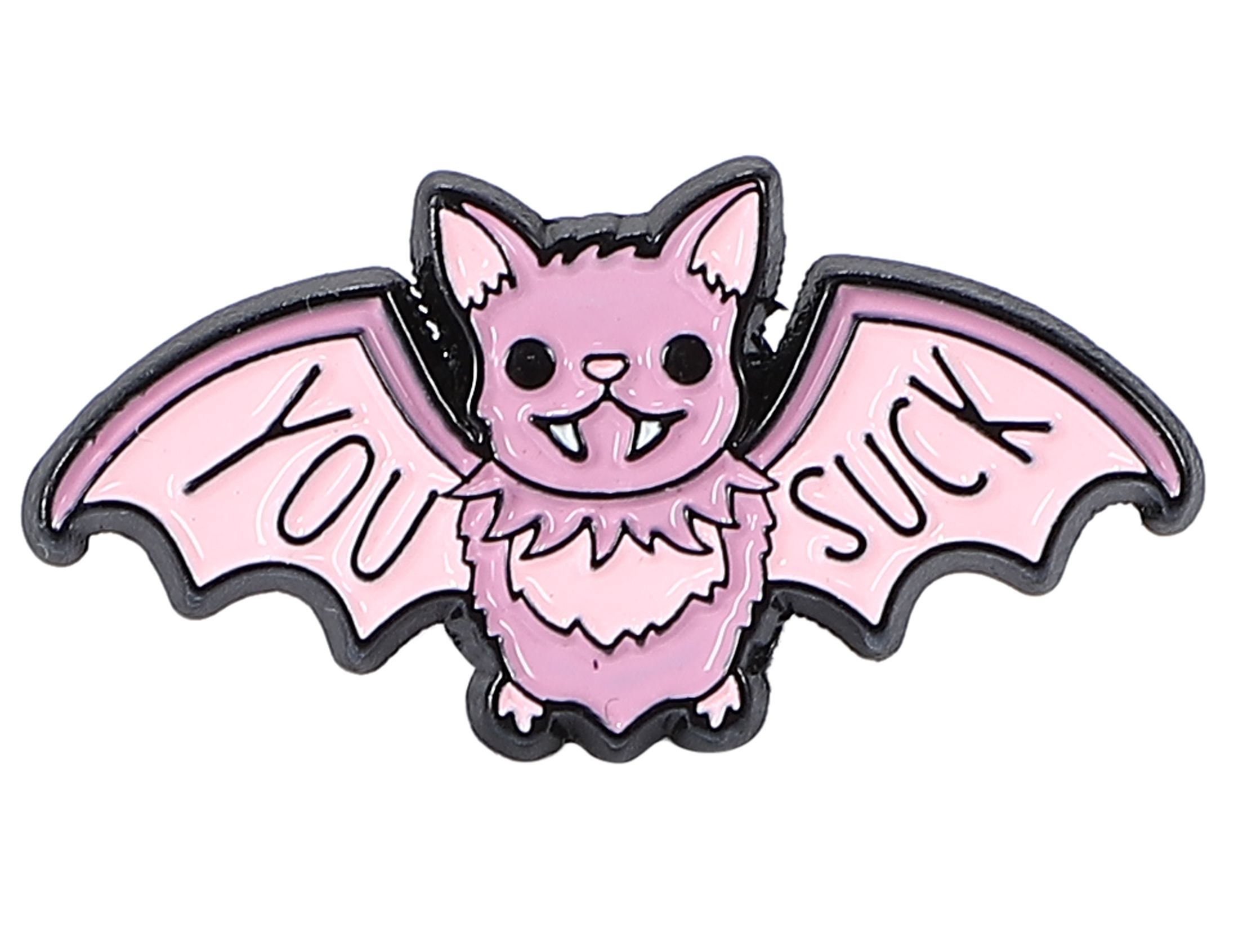 ピンバッジ コウモリ バッジ ピンズ おしゃれ メンズ レディース ラペルピン バタフライクラッチ ギフト 記念品 ユーモアデザイン R0443