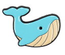 クジラ ピンバッジ バッジ ピンズ ラペルピン ミニブローチ アニマル 鯨 ユニーク おもしろ雑貨 小さめ 動物モチーフ ギフト プレゼント R0494