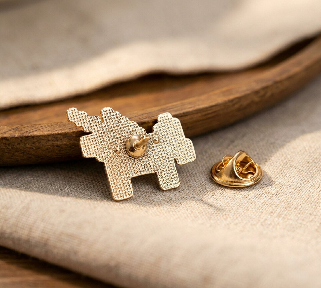ユニコーン ピンバッジ ドット絵 8ビット レトロゲーム風 ピンズ ラペルピン ブローチ アクセサリー 縦1.8cm×横2.2cm かわいい おしゃれ パステルカラー ゆめかわ ファンタジー 雑貨 小物 鞄 帽子 ワンポイント ギフト プレゼント ホワイト ピンク R0006の商品画像 3