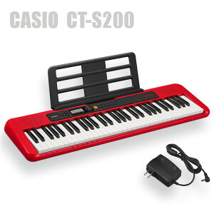 CASIO CT-S200 RD カシオ キーボード 61鍵盤