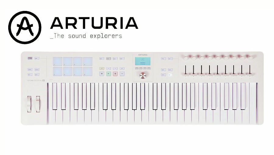 Arturia KeyLab Essential 49 mk3 Alpine White