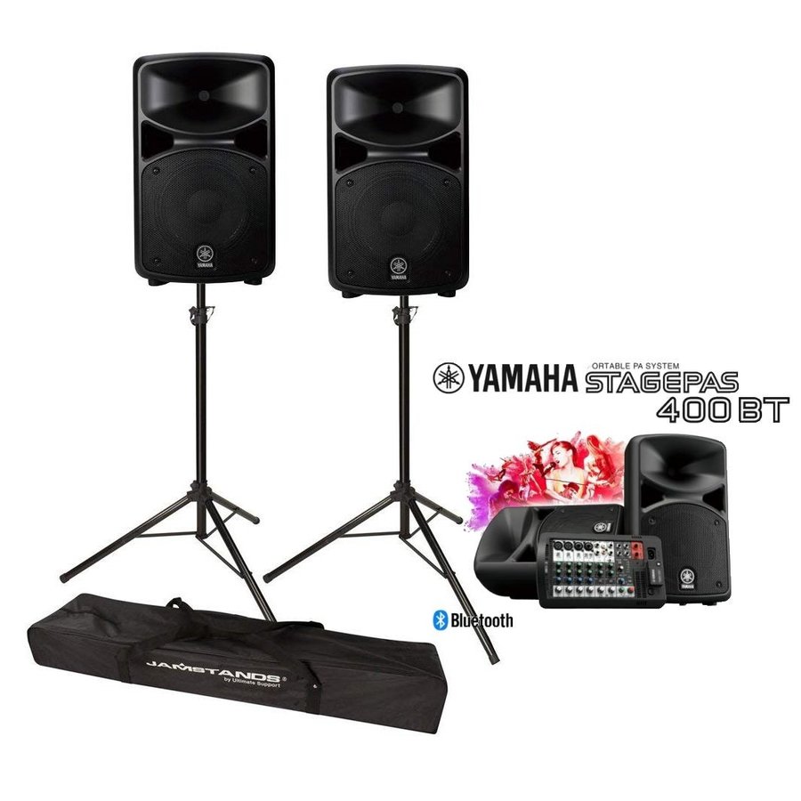 YAMAHA STAGEPAS 600BT ヤマハ ステージパス PAシステム スピーカースタンド ULTIMATE JS-TS-50-2 セット